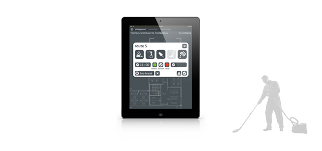 interface design on an iPad